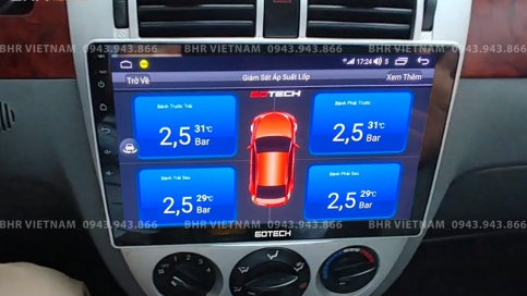 Màn hình DVD Android xe Daewoo Lacetti 2002 - 2011 | Gotech GT6 New